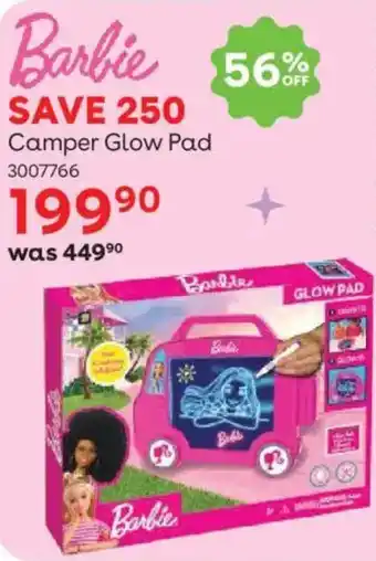 ToysRUs Barbie Camper Glow Pad offer