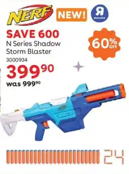 ToysRUs Nerf N Series Shadow Storm Blaster offer
