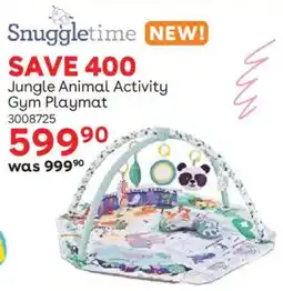 ToysRUs Snuggletime Jungle Animal Activity Gym Playmat offer