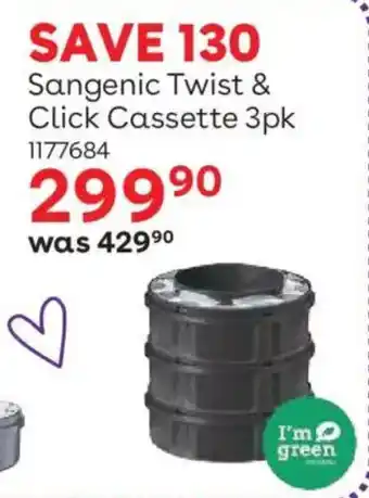 ToysRUs Tommee Tippee Sangenic Twist & Click Cassette offer