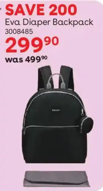 ToysRUs Bounce Eva Diaper Backpack offer