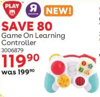 ToysRUs Game On Learning Controller offer