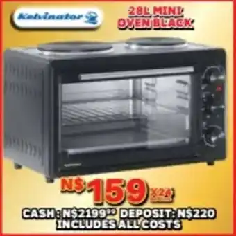 Lewis Kelvinator mini oven black offer