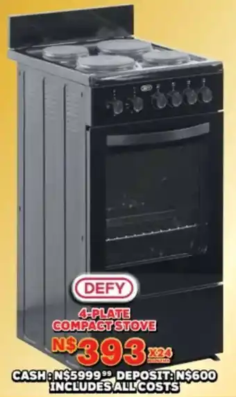 Lewis Defy 4-plate compact stove offer