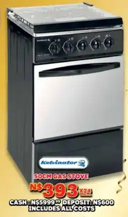 Lewis Kelvinator gas stove offer