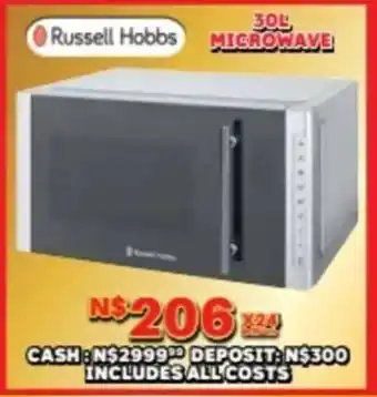Lewis Russell hobbs microwave offer
