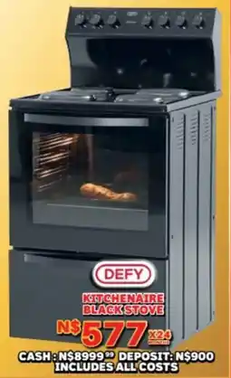 Lewis Defy kitchenaire black stove offer