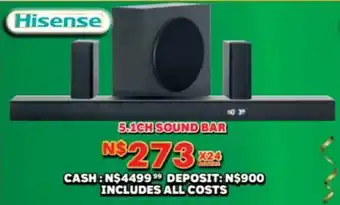 Lewis Hisense 5.1ch sound bar offer