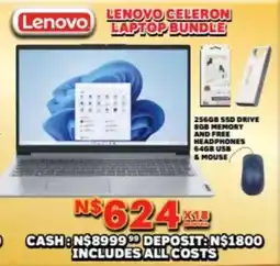 Lewis Lenovo celeron laptop bundle offer
