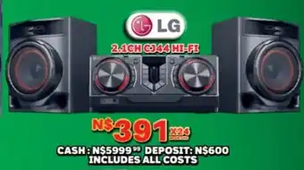 Lewis LG 2.1ch cj44 hi-fi offer