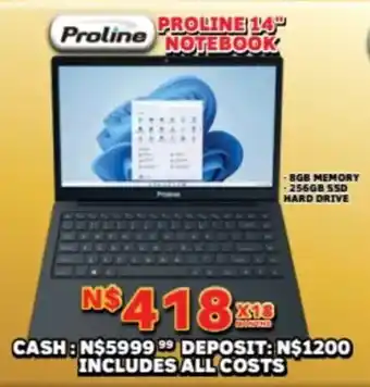 Lewis Proline 14" notebook offer
