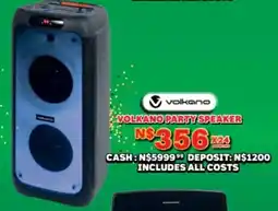 Lewis Volkano party speaker offer