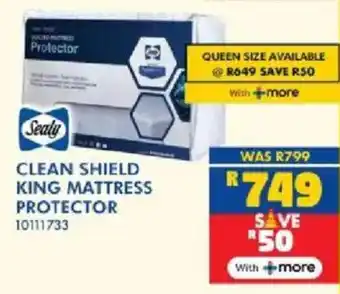 Russells Sealy clean shield king mattress protector offer