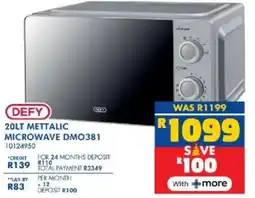 Russells Defy metallic microwave offer