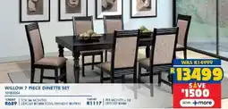 Russells Willow dinette set offer
