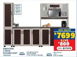 Russells Greyston kitchen unit offer