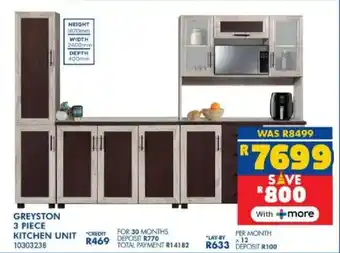 Russells Greyston kitchen unit offer