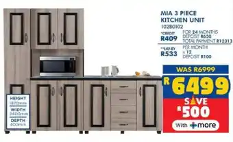 Russells Mia kitchen unit offer