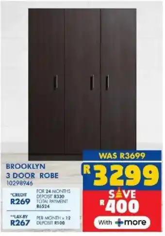 Russells Brooklyn 3 door robe offer