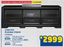 Russells Chester plasma stand offer