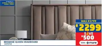 Russells Brisbane queen headboard offer