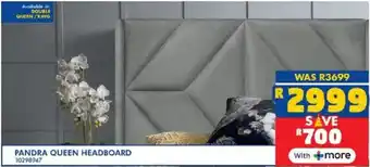 Russells Pandra queen headboard offer