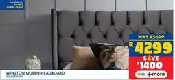 Russells Winston queen headboard offer