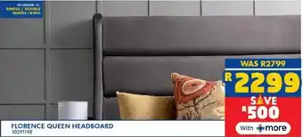 Russells Florence queen headboard offer