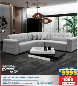 Russells Gomma gomma larissa corner lounge suite offer