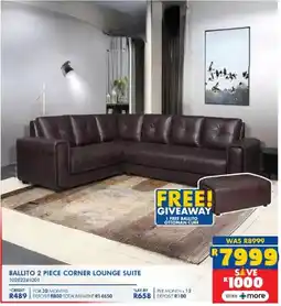 Russells Ballito corner lounge suite offer