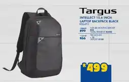 Russells Targus intellect 15.6 inch laptop backpack black offer