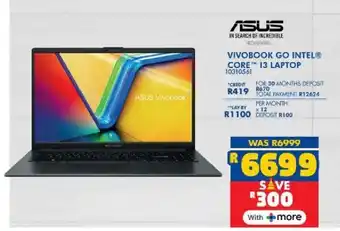 Russells Asus vivobook go intel core i3 laptop offer
