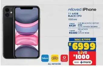 Russells iPhone 11 64gb black cpo reloved offer