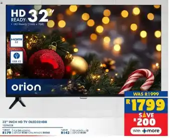 Russells Orion 32" inch hd tv oled32hdb offer