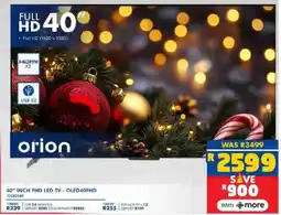 Russells Orion 40" inch fhd led tv-oled40fhd offer