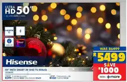 Russells Hisense 50" inch smart 4k uhd tv-50a6q offer