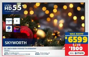 Russells Skyworth 55" inch qled google tv-55q6600h offer