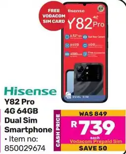 Game Hisense Y82 Pro 4G 64GB Dual Sim Smartphone offer