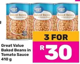 Game Great Value Baked Beans in Tomato Sauce offer