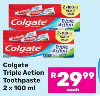 Game Colgate Triple Action Toothpaste offer