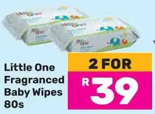 Game Little One Fragranced Baby Wipes offer