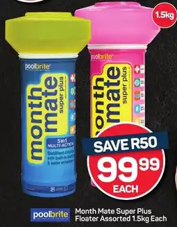 Pick n Pay Poolbrite Month Mate Super Plus Floater Assorted offer