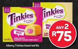 Pick n Pay Albany Tinkies Assorted offer