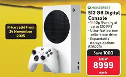 Makro Xbox Series S 512 GB Digital Console offer