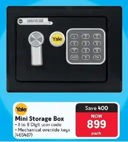 Makro Yale Mini Storage Box offer