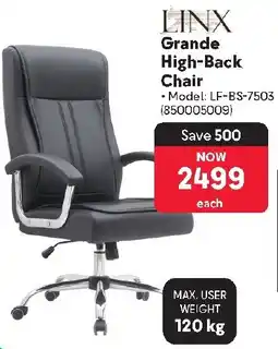 Makro LINX Grande High-Back Chair offer