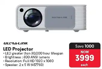 Makro ULTRA-Link LED Projector offer