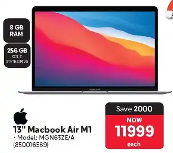 Makro Apple 13" Macbook Air M1 offer
