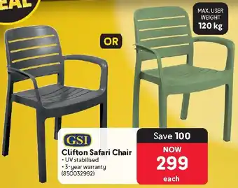 Makro GSI Clifton Safari Chair offer