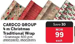 Makro Cardco Group 4 m Christmas Traditional Wrap offer